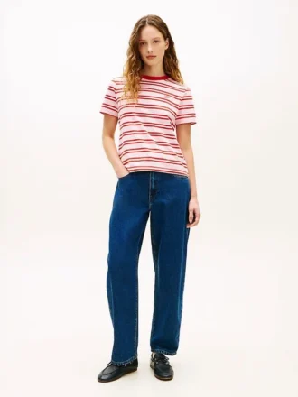 T-shirt con monogramma ricamato