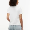 T-shirt con monogramma ricamato T-shirt con monogramma ricamato