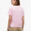 T-shirt con monogramma ricamato T-shirt con monogramma ricamato
