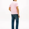 T-shirt con monogramma ricamato T-shirt con monogramma ricamato