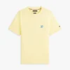 T-shirt con monogramma ricamato T-shirt con monogramma ricamato