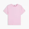 T-shirt con monogramma ricamato T-shirt con monogramma ricamato