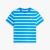 T-shirt con monogramma ricamato T-shirt con monogramma ricamato