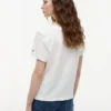 T-shirt con scollo rotondo in misto lino T-shirt con scollo rotondo in misto lino