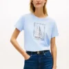 T-shirt con stampa barca a vela T-shirt con stampa barca a vela