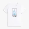 T-shirt con stampa barca a vela T-shirt con stampa barca a vela