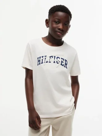 T-shirt con stampa Hilfiger per bambino