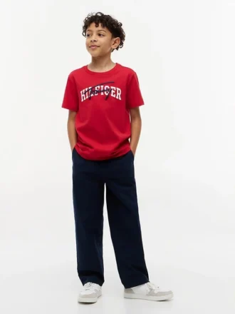 T-shirt con stampa Hilfiger per bambino