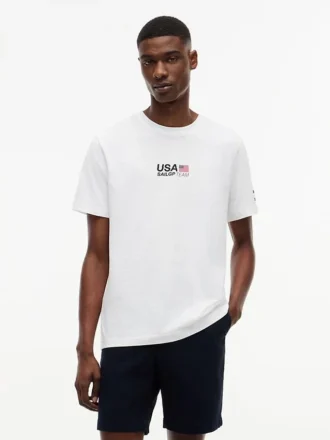 T-shirt con stampa Tommy x US SailGP Team