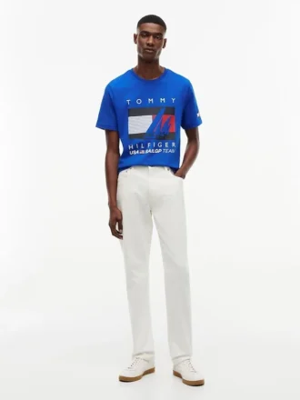T-shirt con stampa Tommy x US SailGP Team