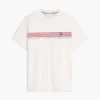 T-shirt con tasca a strisce sul petto