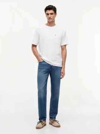 T-shirt con tasca in spugna
