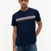 T-shirt con taschino a strisce sul petto