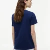T-shirt con taschino e monogramma in stile calligrafico T-shirt con taschino e monogramma in stile calligrafico
