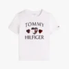 T-shirt da bambina con logo a forma di cuore in paillettes T-shirt da bambina con logo a forma di cuore in paillettes