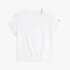 T-shirt da bambina con logo Hilfiger e cravatte sul davanti T-shirt da bambina con logo Hilfiger e cravatte sul davanti