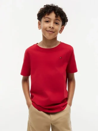 T-shirt da tutti i giorni con collo rotondo per bambini