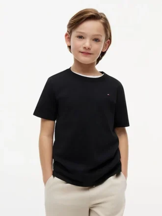 T-shirt da tutti i giorni con collo rotondo per bambini
