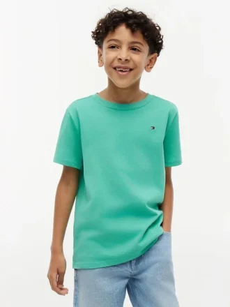 T-shirt da tutti i giorni con collo rotondo per bambini