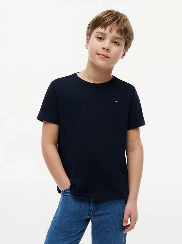 T-shirt da tutti i giorni con collo rotondo per bambini T-shirt da tutti i giorni con collo rotondo per bambini