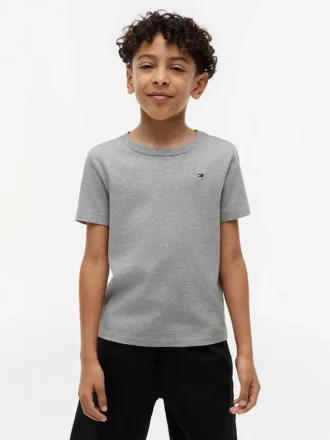 T-shirt da tutti i giorni con collo rotondo per bambini