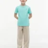 T-shirt da tutti i giorni con collo rotondo per bambini