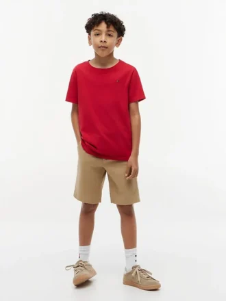 T-shirt da tutti i giorni con collo rotondo per bambini
