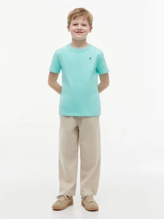 T-shirt da tutti i giorni con collo rotondo per bambini