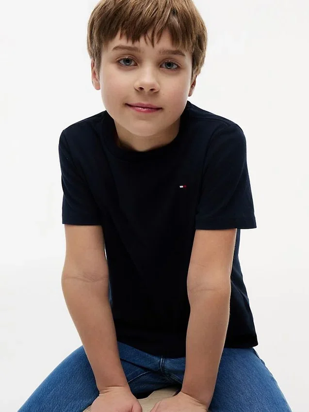 T-shirt da tutti i giorni con collo rotondo per bambini T-shirt da tutti i giorni con collo rotondo per bambini