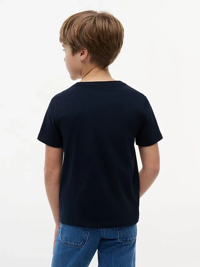 T-shirt da tutti i giorni con collo rotondo per bambini T-shirt da tutti i giorni con collo rotondo per bambini