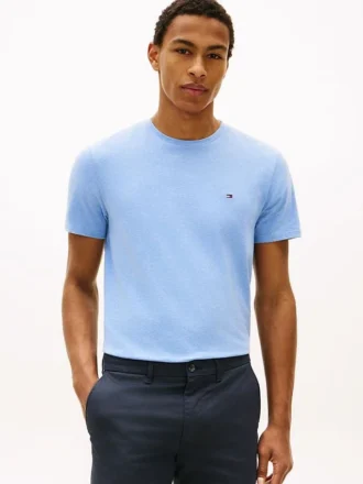 T-shirt extra slim in cotone elasticizzato