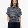 T-shirt girocollo con maniche a pipistrello T-shirt girocollo con maniche a pipistrello