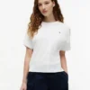 T-shirt girocollo con maniche a pipistrello T-shirt girocollo con maniche a pipistrello