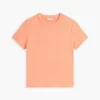 T-shirt girocollo in misto lino T-shirt girocollo in misto lino