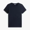 T-shirt girocollo in misto lino T-shirt girocollo in misto lino