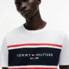 T-shirt Hilfiger con logo a righe