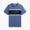 T-shirt Hilfiger con logo a righe T-shirt Hilfiger con logo a righe