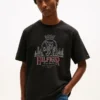 T-shirt Hilfiger con stampa Crest T-shirt Hilfiger con stampa Crest
