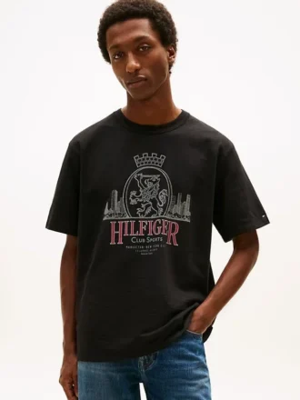 T-shirt Hilfiger con stampa Crest