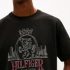 T-shirt Hilfiger con stampa Crest T-shirt Hilfiger con stampa Crest