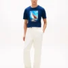 T-shirt Hilfiger con stampa fotografica a tema velico T-shirt Hilfiger con stampa fotografica a tema velico
