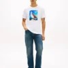 T-shirt Hilfiger con stampa fotografica a tema velico T-shirt Hilfiger con stampa fotografica a tema velico