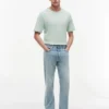 T-shirt in cotone e lino New York Label T-shirt in cotone e lino New York Label
