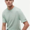 T-shirt in cotone e lino New York Label T-shirt in cotone e lino New York Label