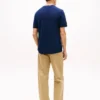 T-shirt in cotone e lino New York Label T-shirt in cotone e lino New York Label