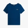 T-shirt in cotone interlock con bottoni dorati T-shirt in cotone interlock con bottoni dorati