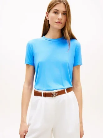 T-shirt in jersey leggero dal taglio classico
