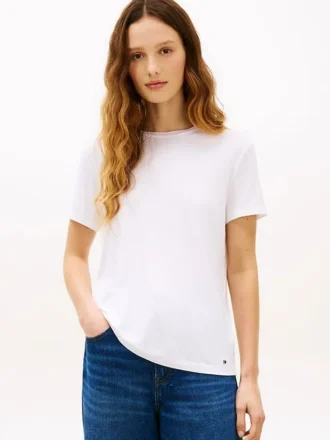T-shirt in jersey leggero dal taglio classico