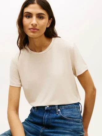 T-shirt in jersey leggero dal taglio classico