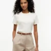 T-shirt leggera a costine T-shirt leggera a costine